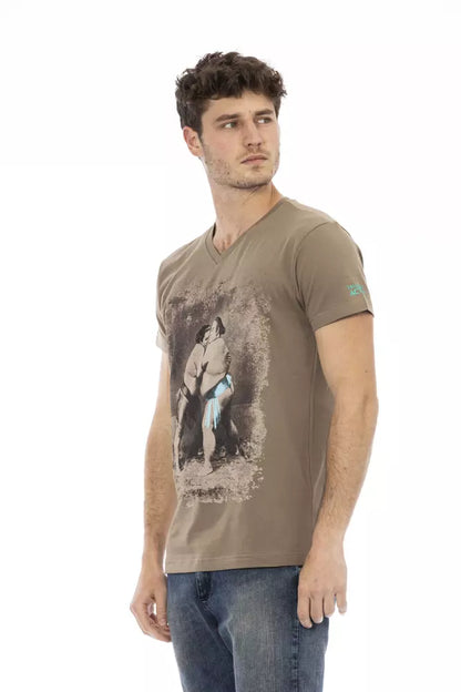 Brown Cotton T-Shirt