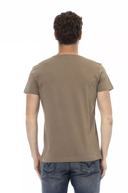 Brown Cotton T-Shirt