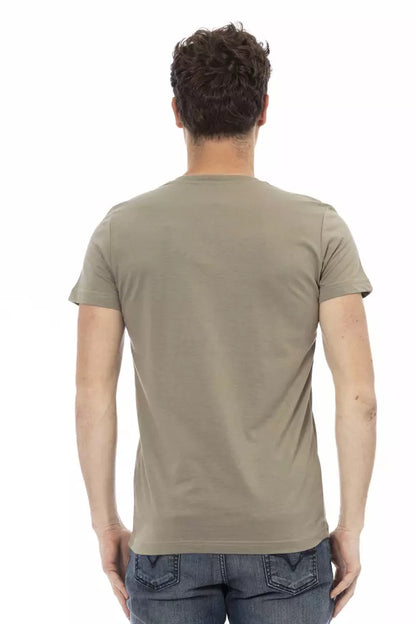 Brown Cotton T-Shirt