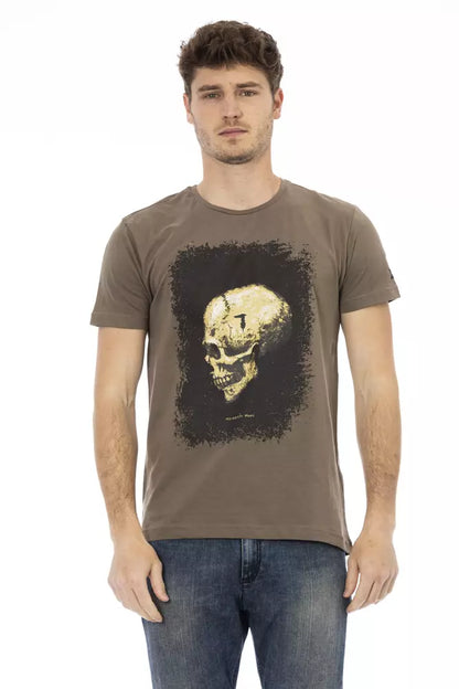 Brown Cotton T-Shirt