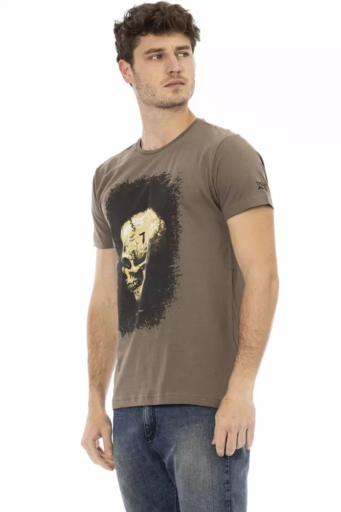 Brown Cotton T-Shirt