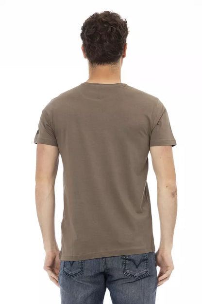 Brown Cotton T-Shirt