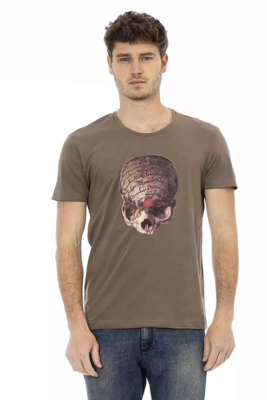Brown Cotton T-Shirt