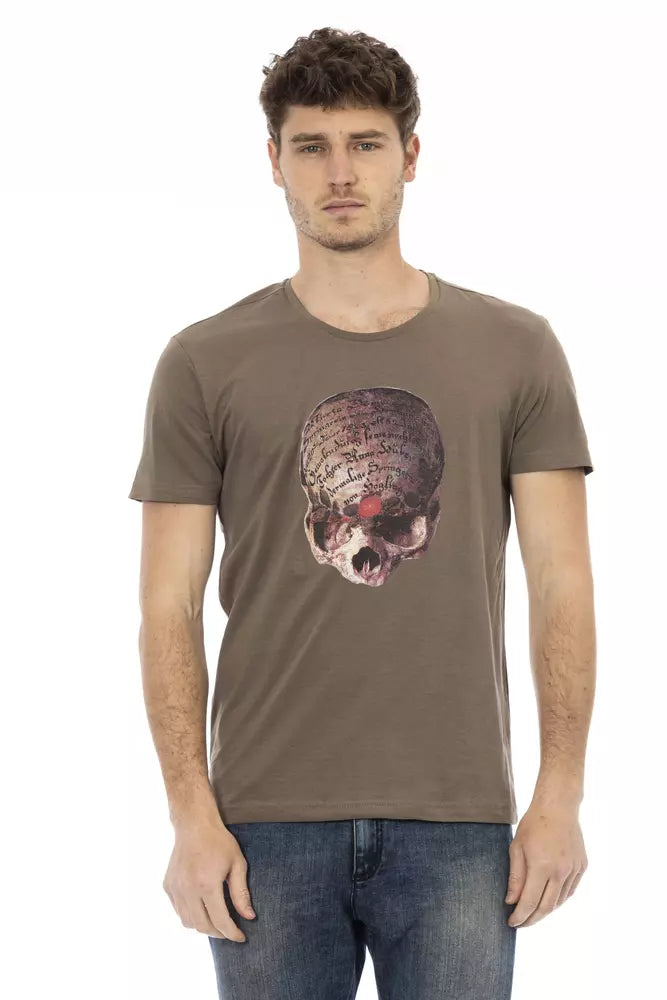 Brown Cotton T-Shirt