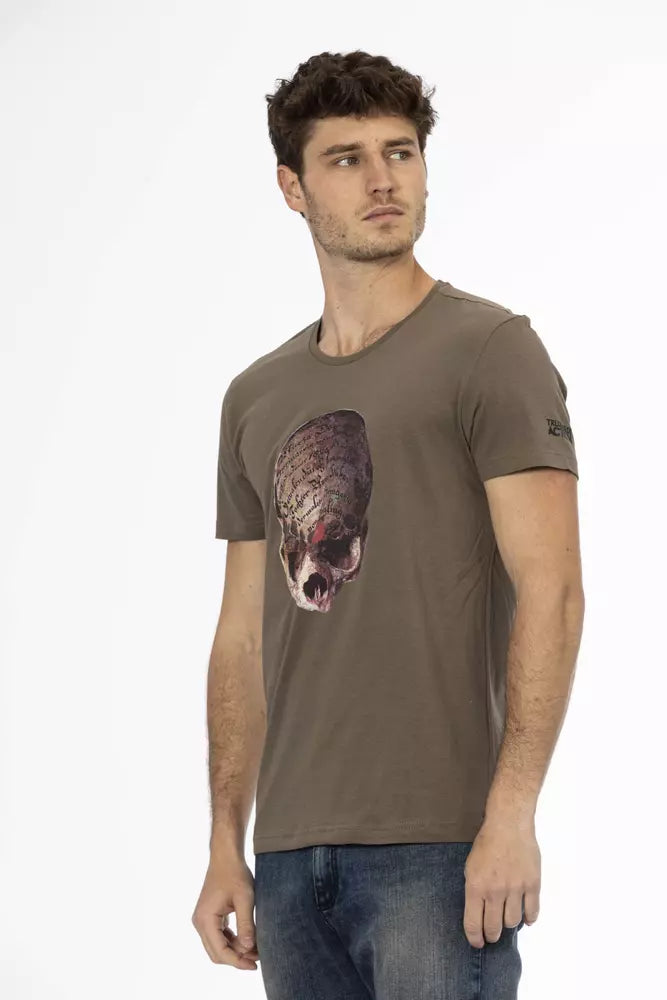 Brown Cotton T-Shirt