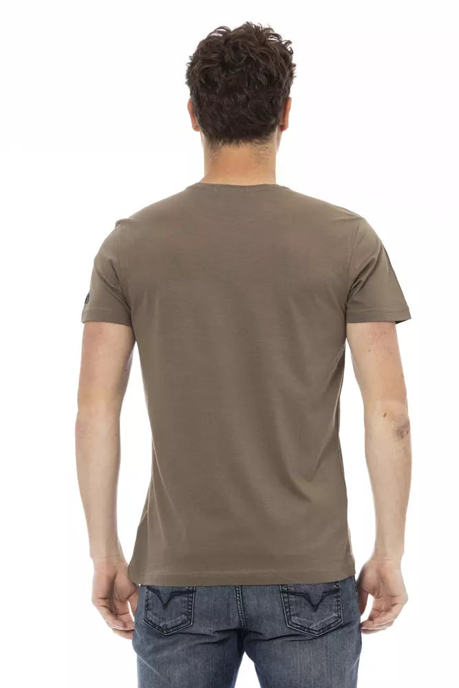 Brown Cotton T-Shirt