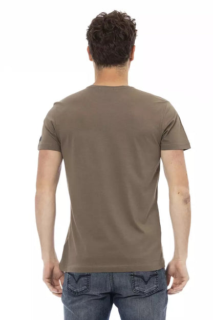 Brown Cotton T-Shirt