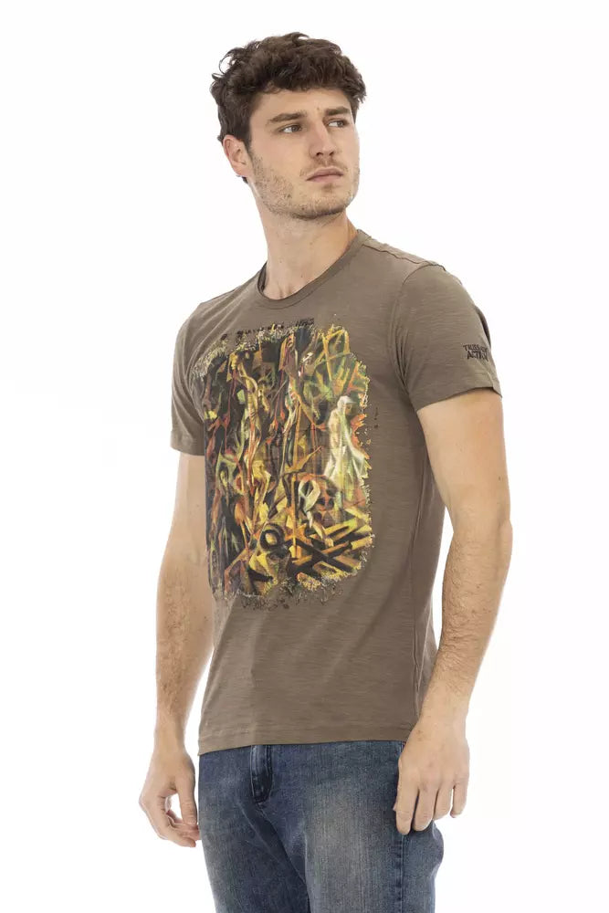 Brown Cotton T-Shirt