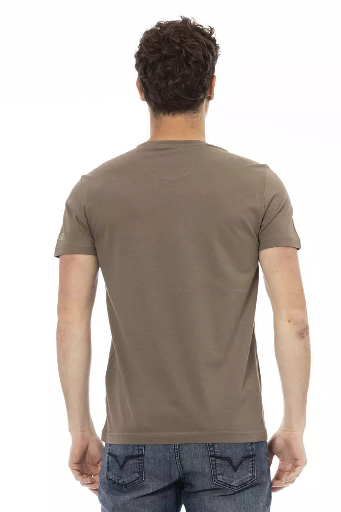 Brown Cotton T-Shirt