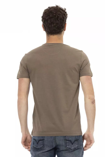 Brown Cotton T-Shirt