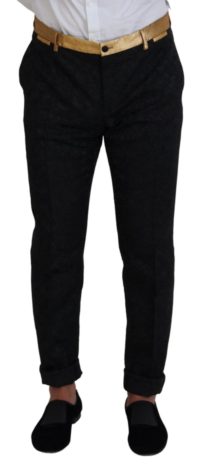 Black Gold Fantasy Tuxedo Slim Fit Suit