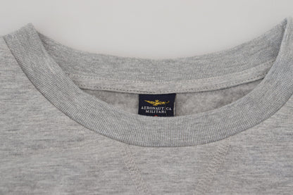 Gray Men Pullover Sweatshirt Sweater