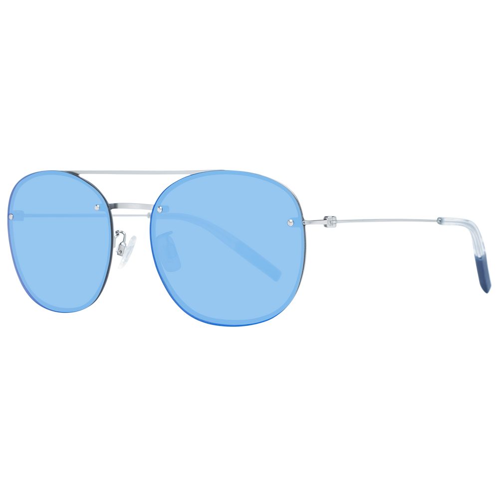 Blue Metal & Plastic Sunglasses