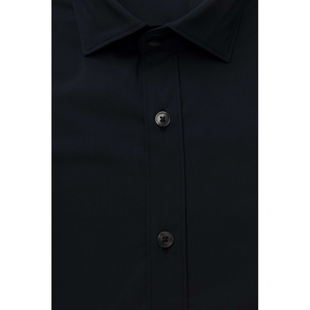 Blue Cotton Men's Shirt