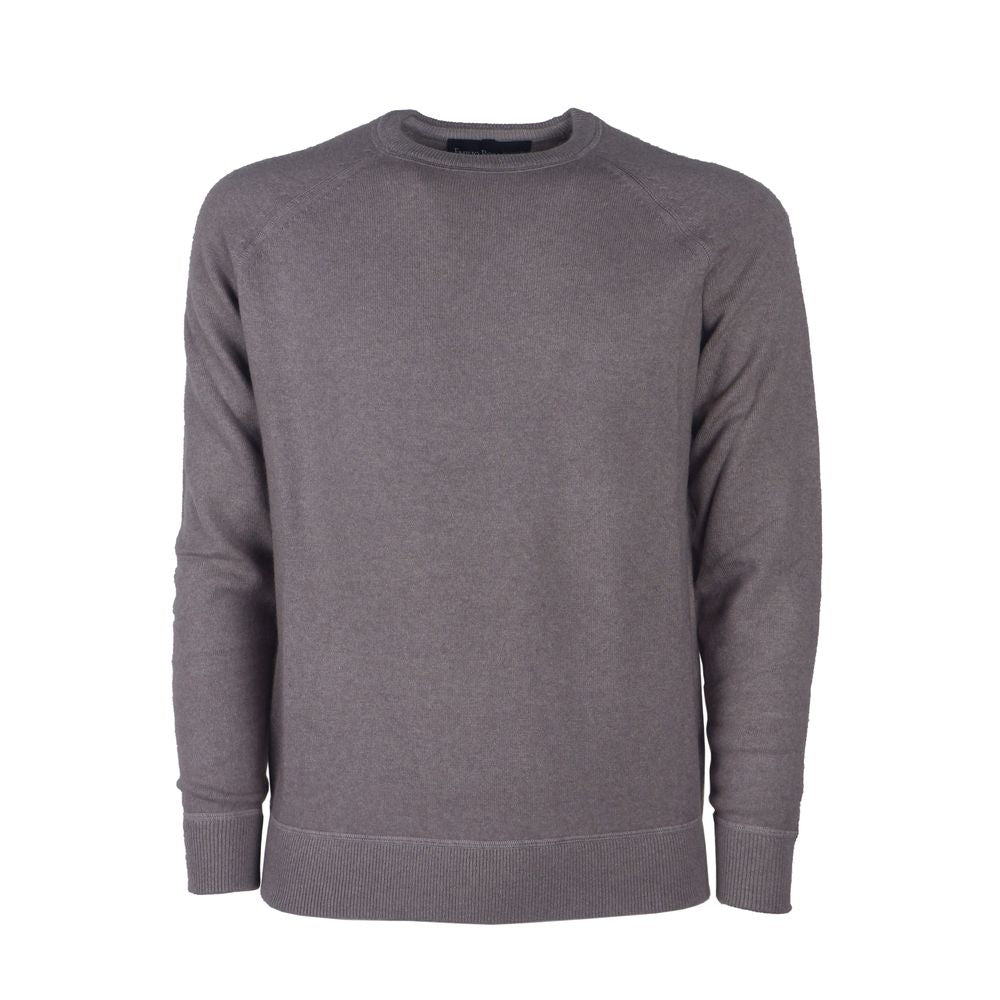 Gray Cashmere Men Sweater