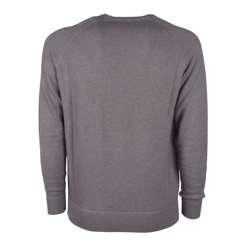 Gray Cashmere Men Sweater