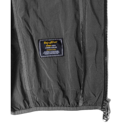 Gray Nylon Men Jacket