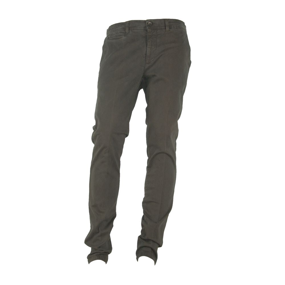 Brown Cotton Pant
