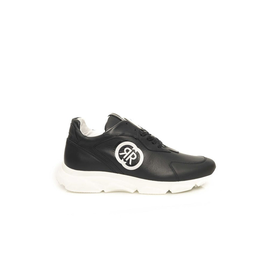 Blue Cowhide Men Sneaker