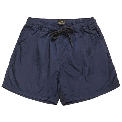 Blue Nylon Men Swimwear