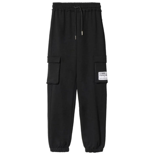 Black Cotton Women Pant