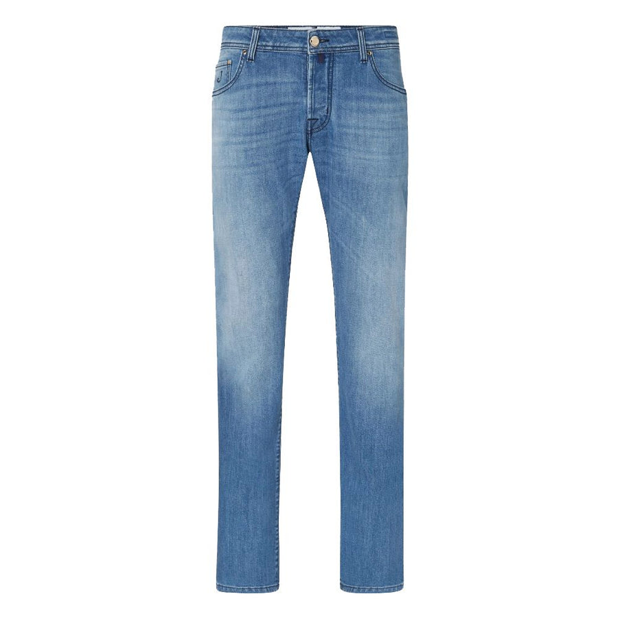 Blue Cotton Men Jeans