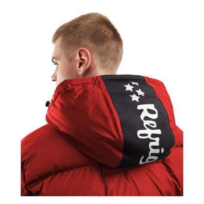 Red Nylon Men's Jacket