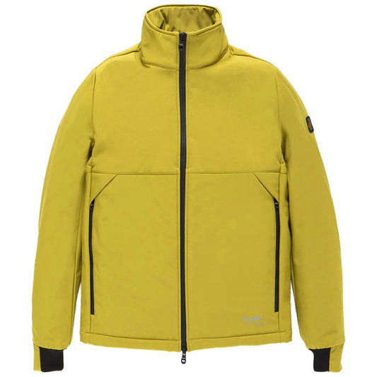 Green Nylon Men Jacket