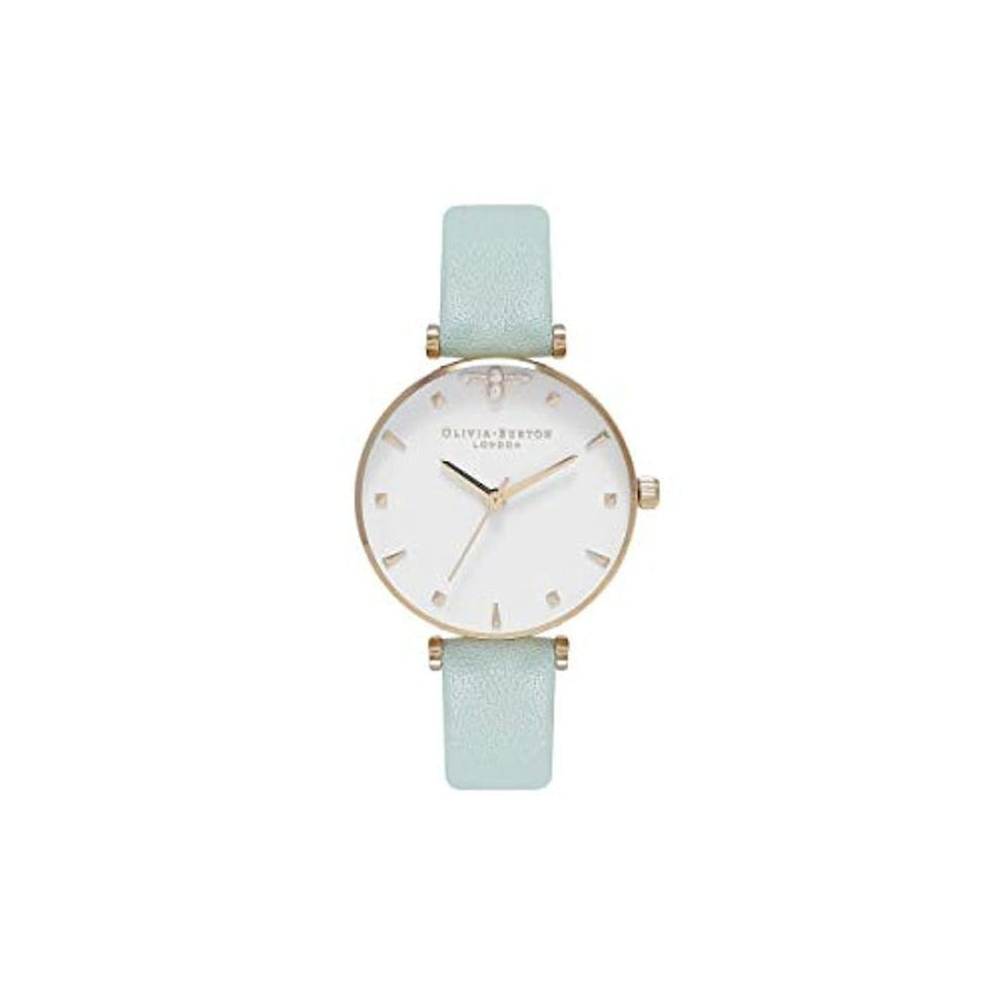 Green Artificial Leather Watch
