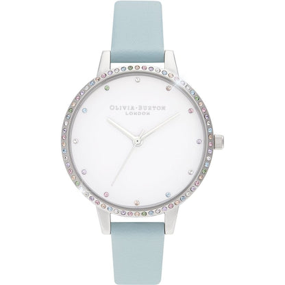 Blue Artificial Leather Watch