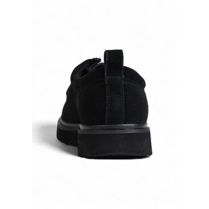 Black Suede Leather Oxfords And Derbies