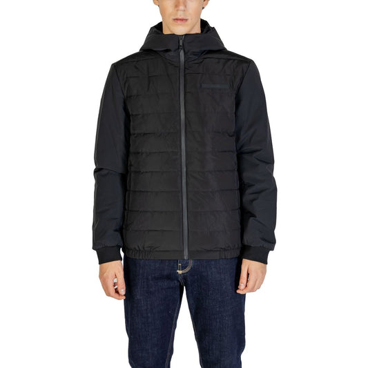 Black Recycled Polyester Shell Jacket