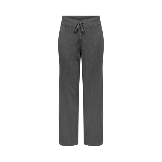 Gray Marabou Pant