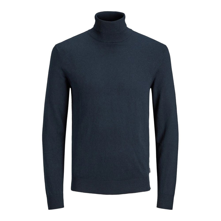 Blue Cotton Turtleneck