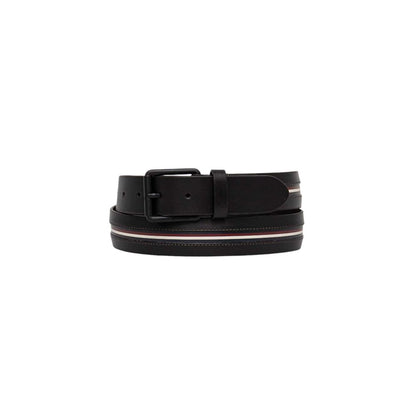 Black Leather Regular Belt