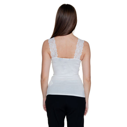 White Viscose Tank Tops