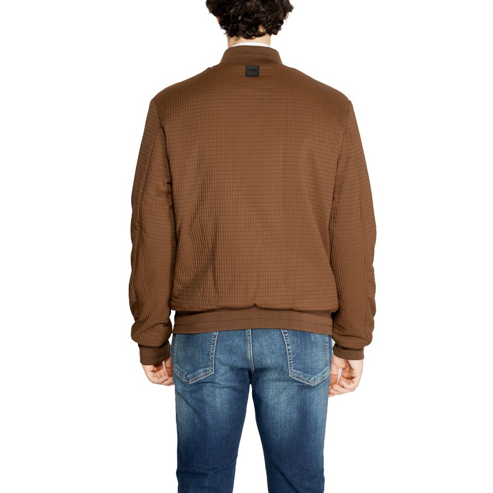 Brown Polyester Bomber