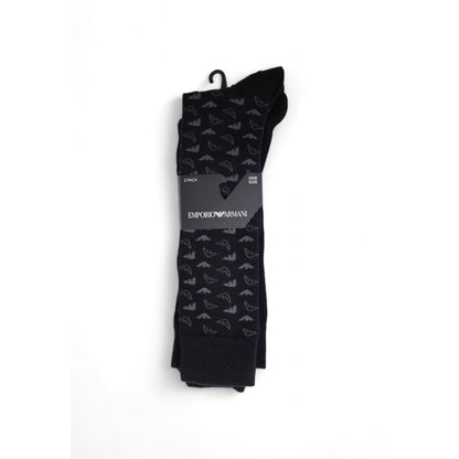Black Cotton Socks