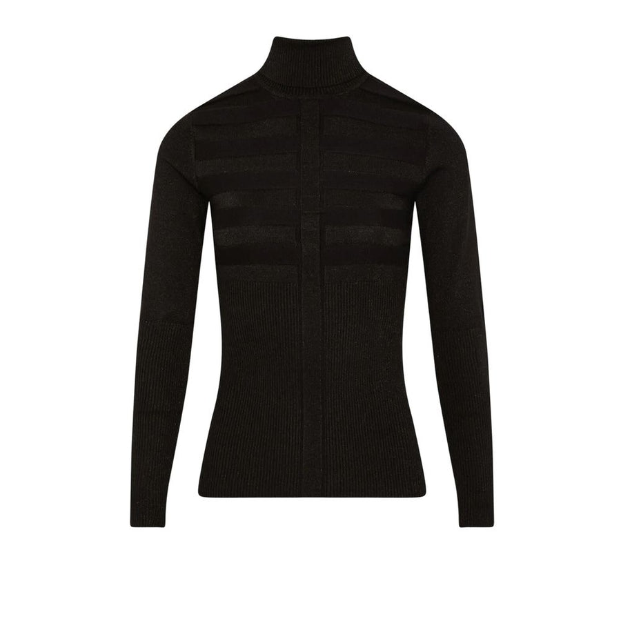 Black Viscose Turtleneck