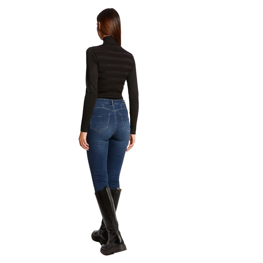 Black Viscose Turtleneck