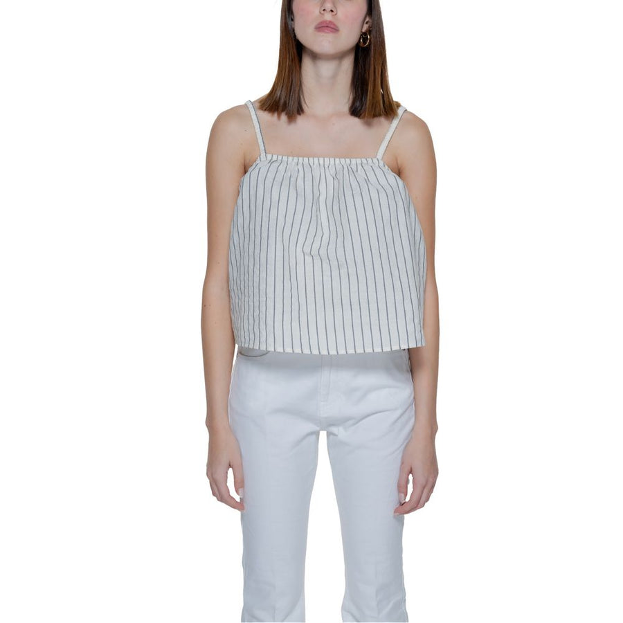 Beige Organic Cotton Tank Top