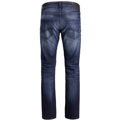 Blue Cotton Relaxed Fit Jean