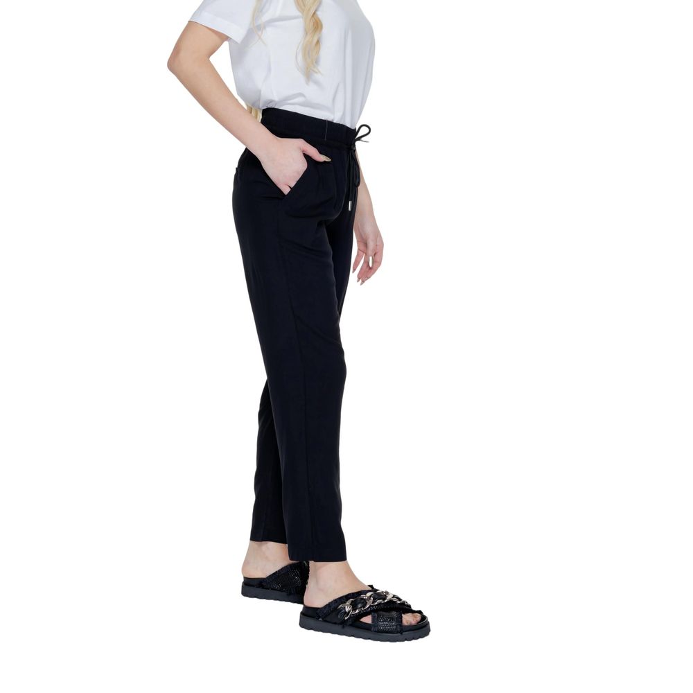 Black Viscose Pant