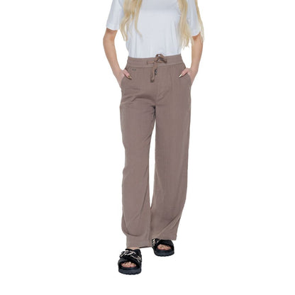 Brown Cotton Pant