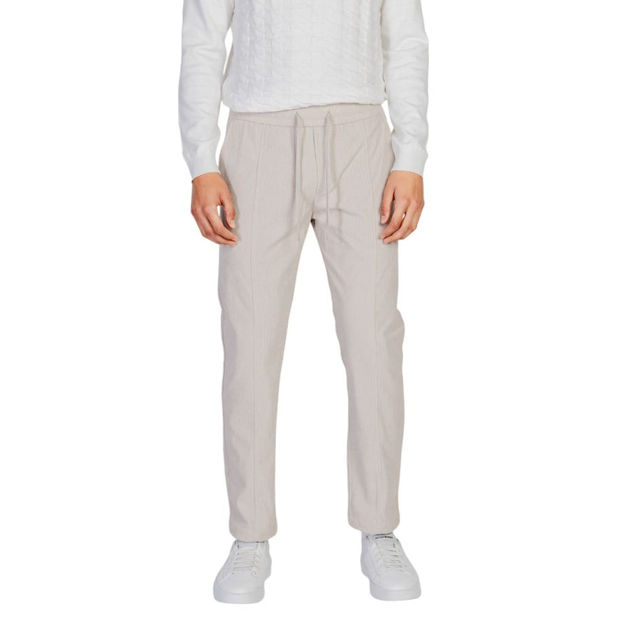 Beige Polyester Pant