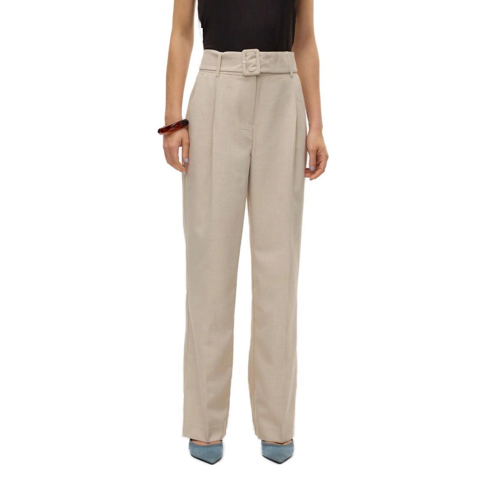 Gray Polyester Pant