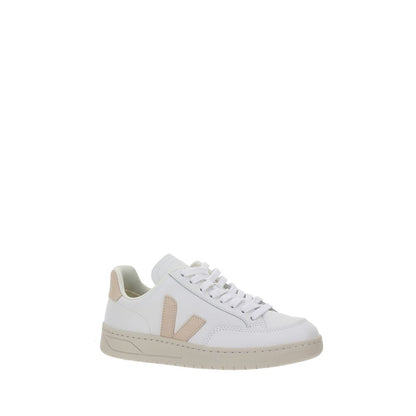 White Rubber Low Top Sneakers