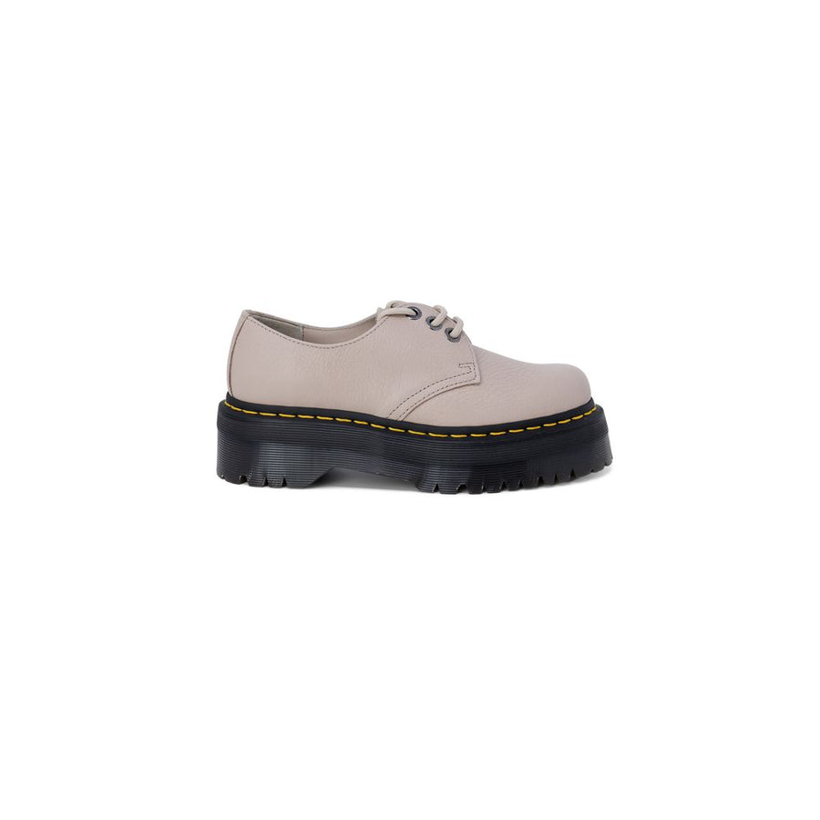 Purple Leather Lace-Up Boot