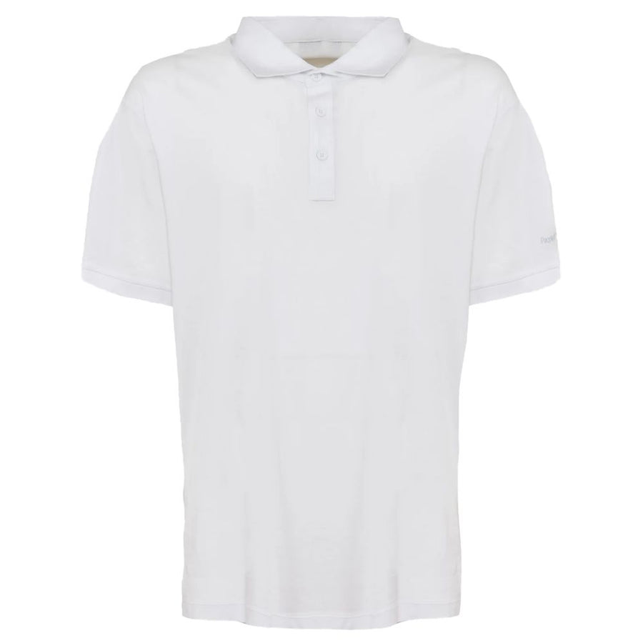 White Cotton Polo Shirt