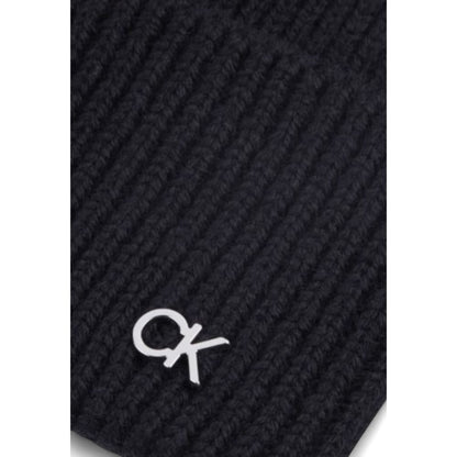 Black Wool Cap (Baseball Hat)